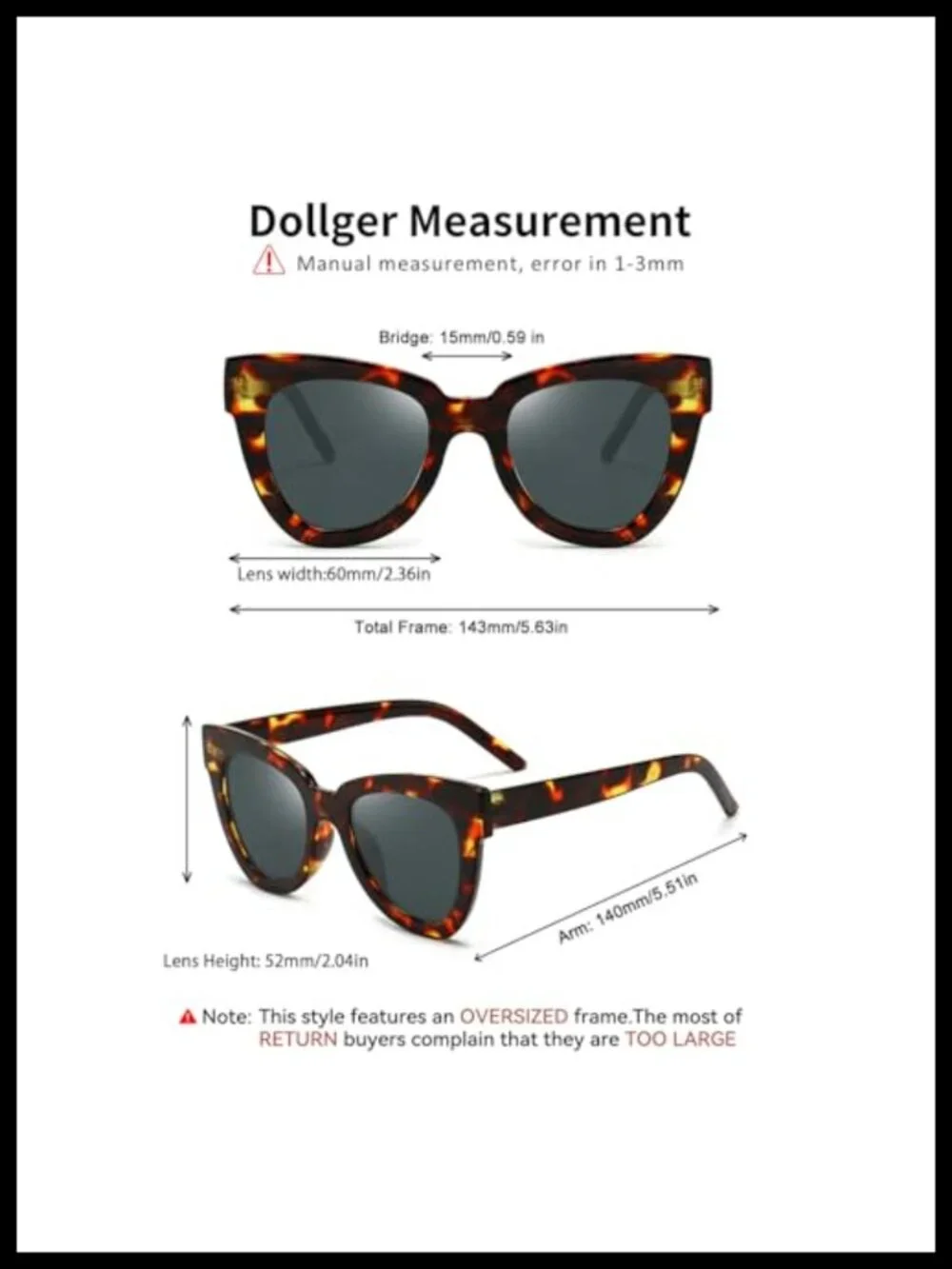 Vintage Cat Eye Sunglasses Women Men UV400 Protection Retro Square Tortoise